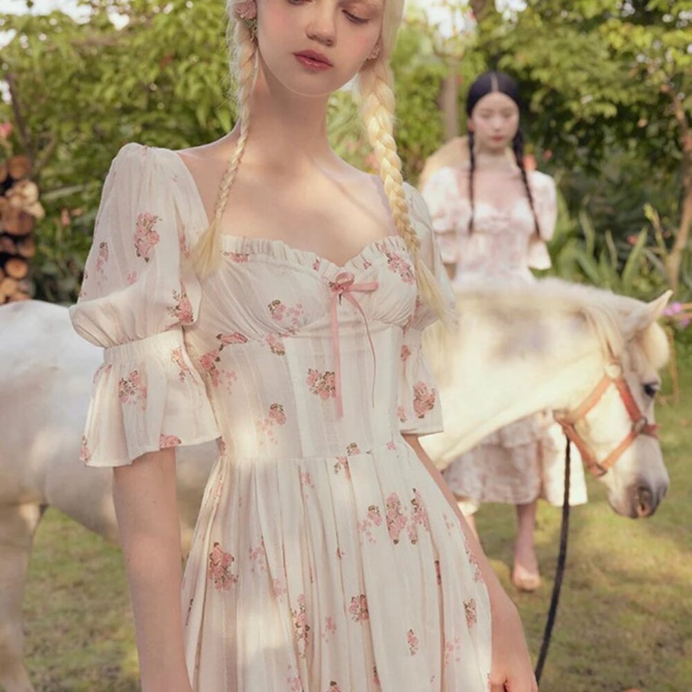 Lacemade Rose's Smile Corset Dress - Discontinued Pattern/Color!